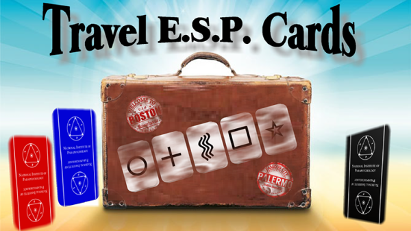 Travel ESP Cards Black (Gimmicks and Online Instructions) by Paul Carnazzo - Trick